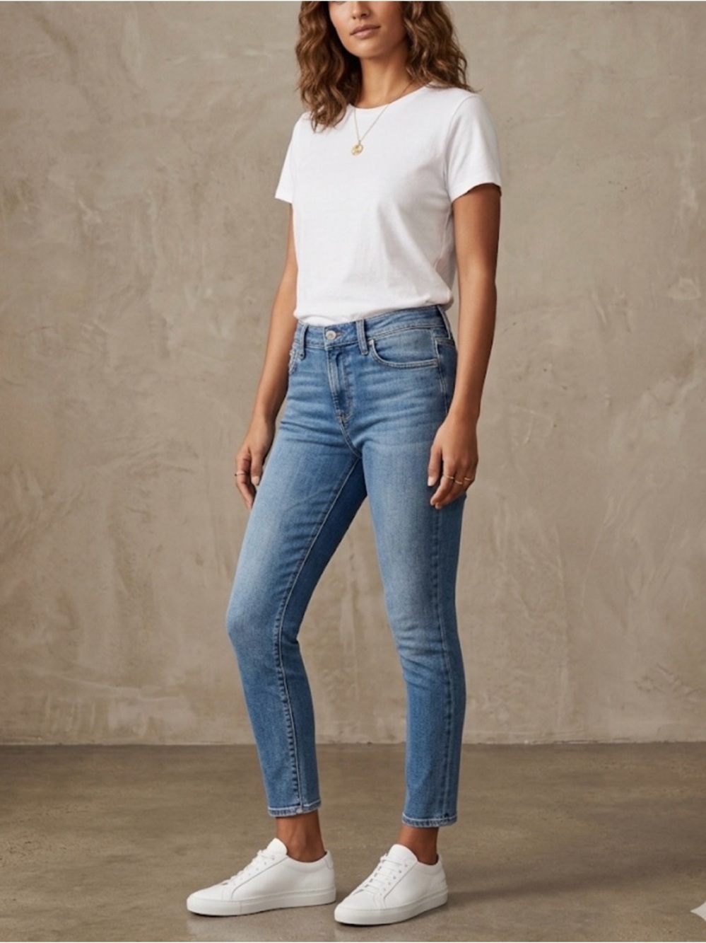 Joe's Jeans Light Blue Ankle Crop Skinny Jeans